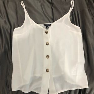 Topshop button down cami